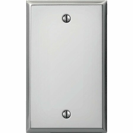 AMERELLE 1-Gang Standard Stamped Steel Blank Wall Plate, Polished Chrome C983BCH